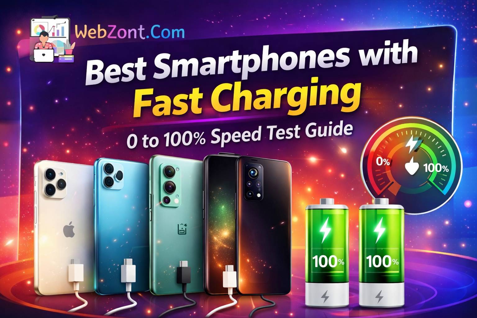 Best Smartphones with Fast Charging – 0 to 100% Speed Test Guide
