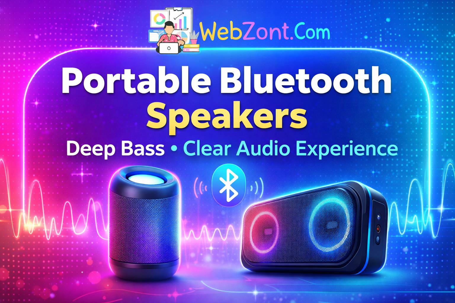 Portable Bluetooth Speakers – Deep Bass और Clear Audio Experience