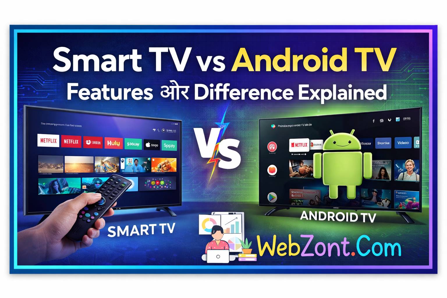 Smart TV vs Android TV – Features और Difference Explained