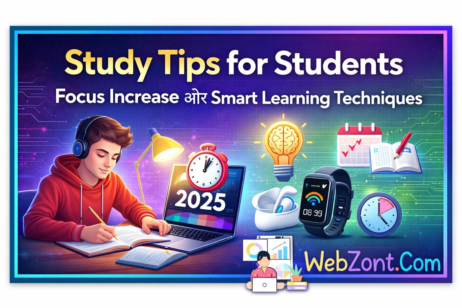Study Tips for Students – Focus Increase और Smart Learning Techniques
